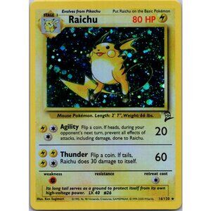Raichu Base Set 2 "Reprinted"